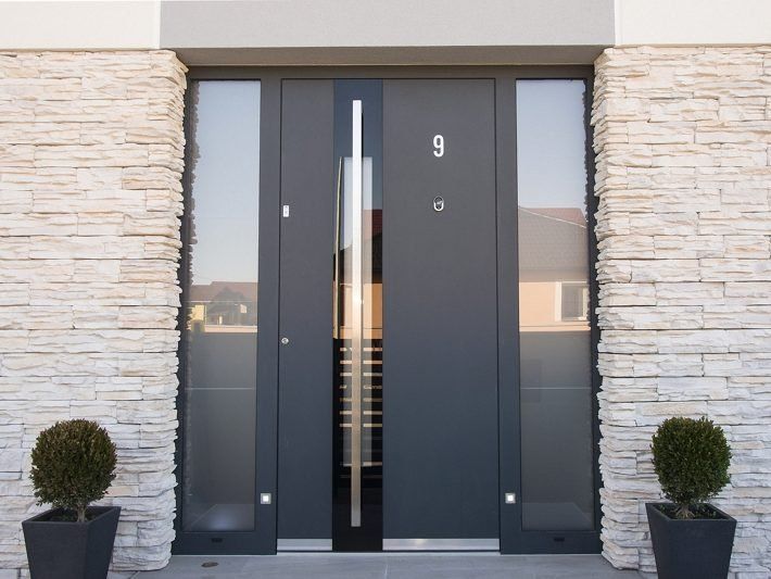 Réalisation porte d'entrée Trihome