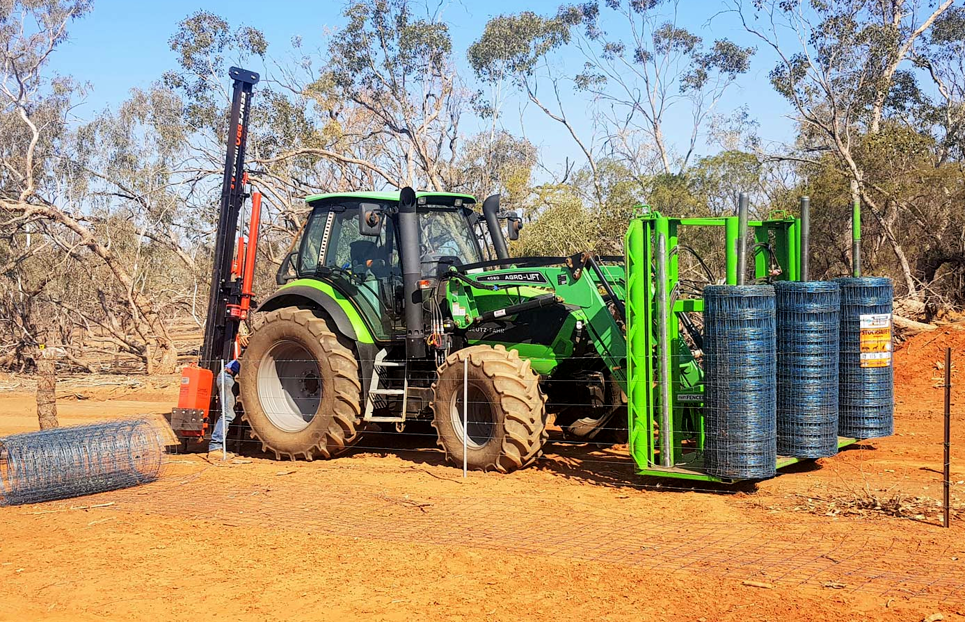quick fence equipment
