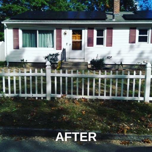 Fence After Removing — Ware, MA — LaBier Brothers Tree Experts