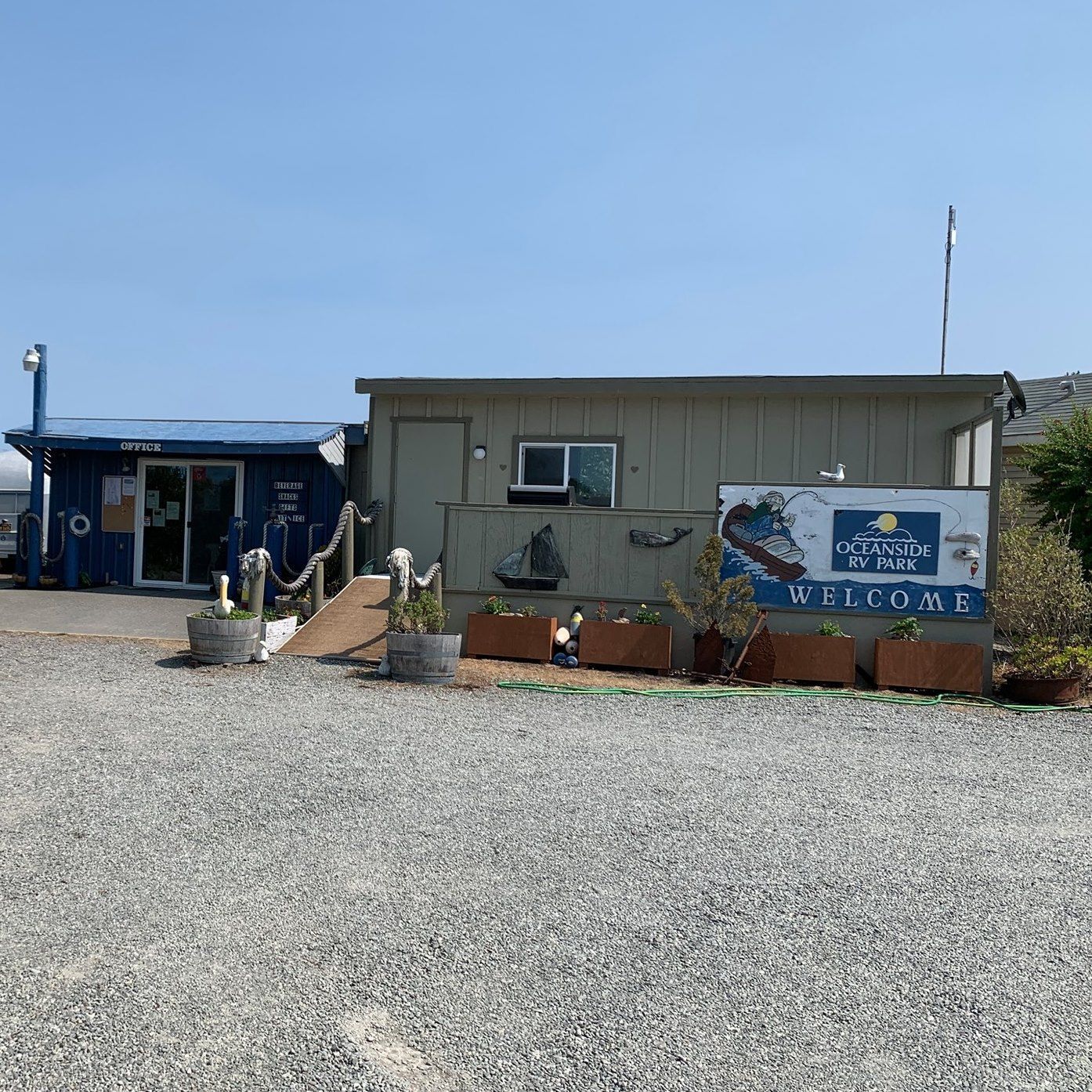 Building with A Sign that Says Welcome on It