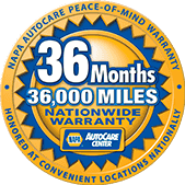 36 Months 36,000 Miles Nationwide Peace-of-Mind Warranty NAPA AutoCare Center | Leonardi Automotive