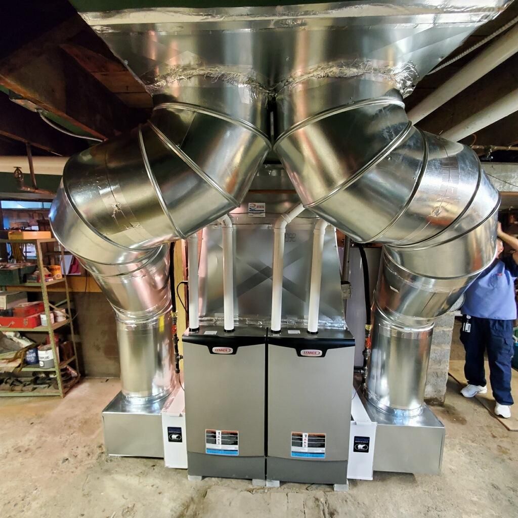 Boiler and Pipes of the Heating System — Vestal, NY — Fancher Appliance