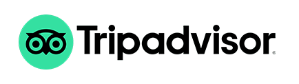 The tripadvisor logo is a green circle with a black circle around it.