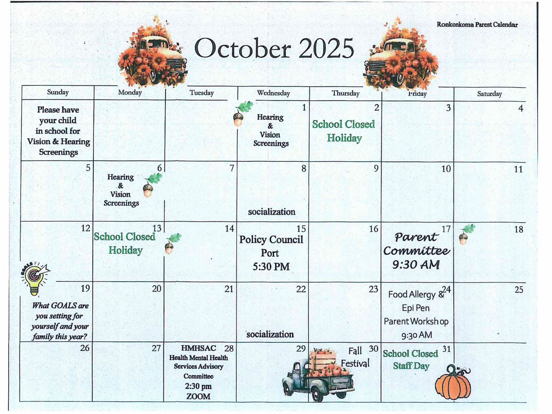 Calendar
