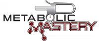 Metabolic Mastery logo with black and red text and a stethoscope graphic