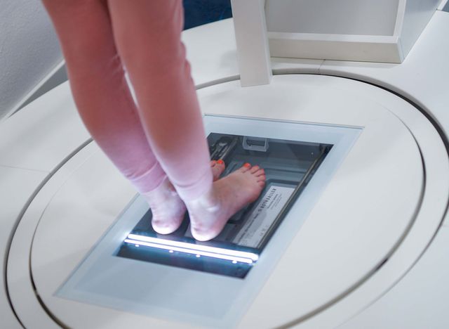 3D-Scanner zur Fußvermessung bei Buß Orthopädie