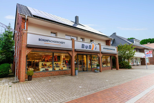 Innenansicht des Orthopädiegeschäfts Buß