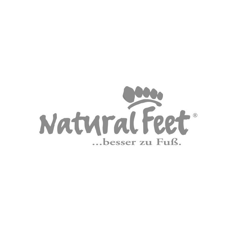 The logo for natural feet besser zu fuß.