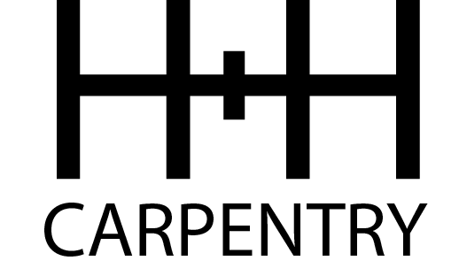 A black and white logo for a carpentery company.