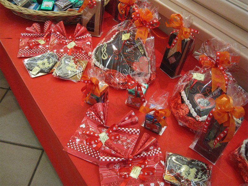 creazioni artistiche di cioccolata