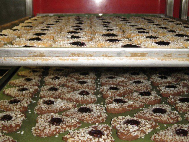 biscotti al forno con marmellata