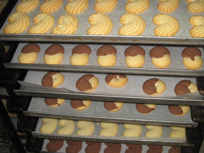 biscotti con crema al cioccolato