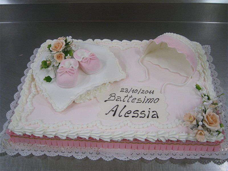 torta per battesimo personalizzata