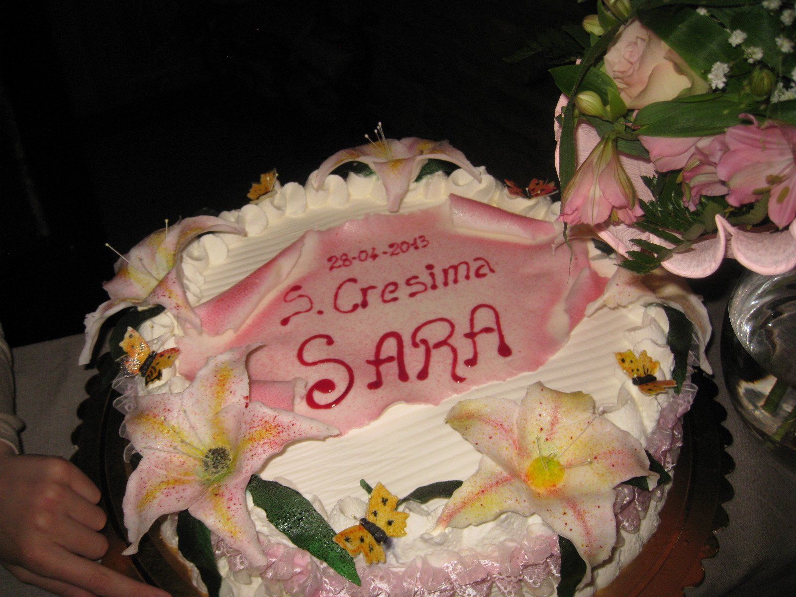 torta artigianale per cresima