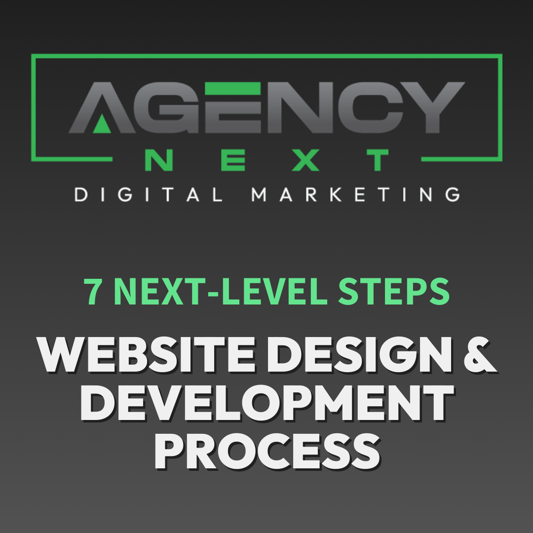 Agency next digital marketing 7 next level steps website design & development process