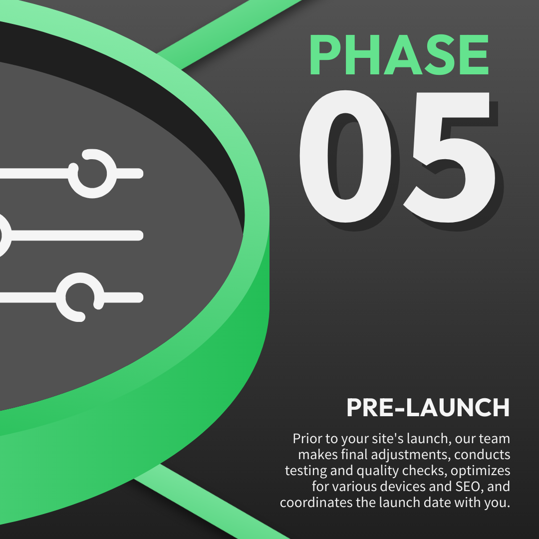 An advertisement for phase 05 pre-launch