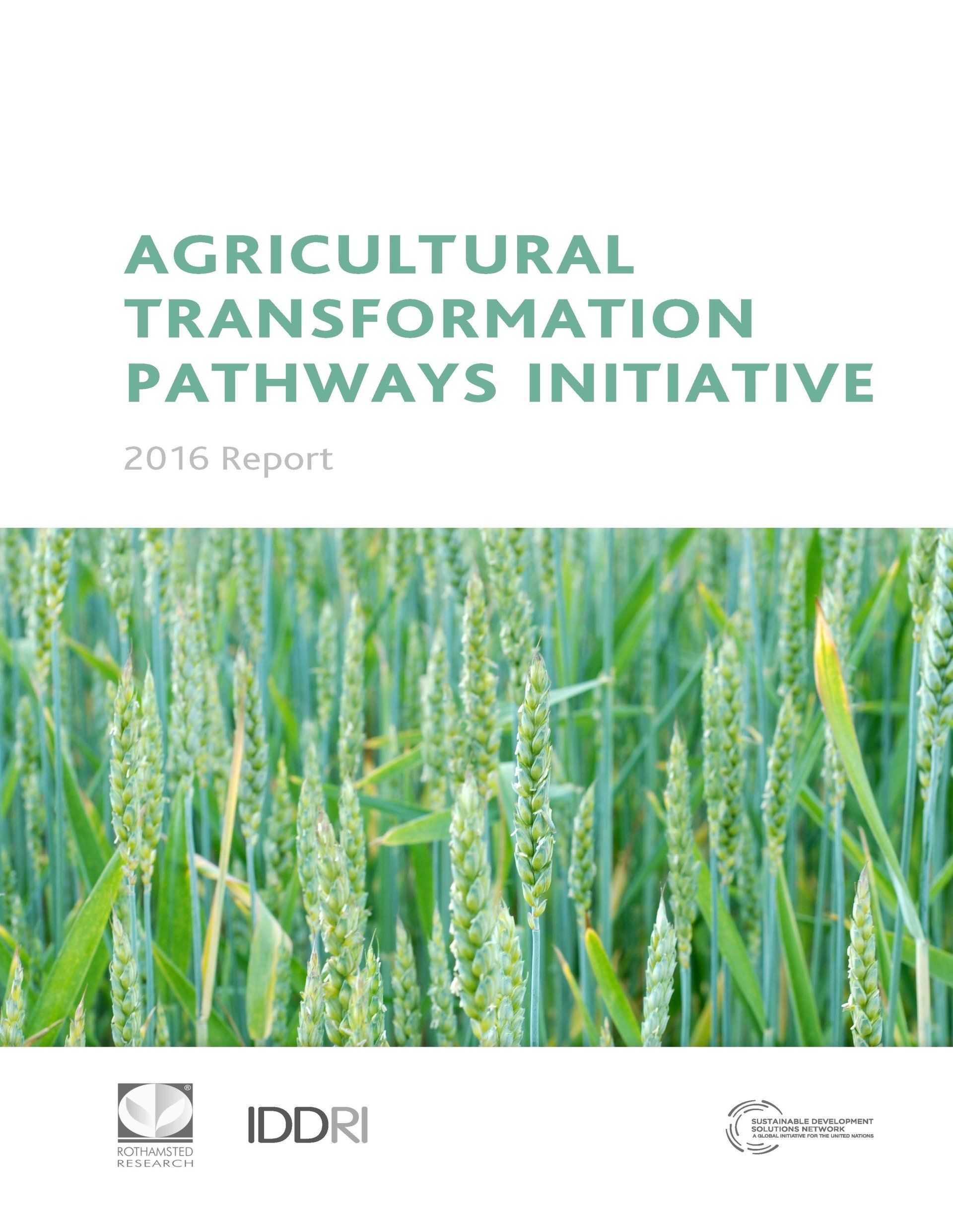 Agricultural Transformation Pathways Initiative 2016 Report