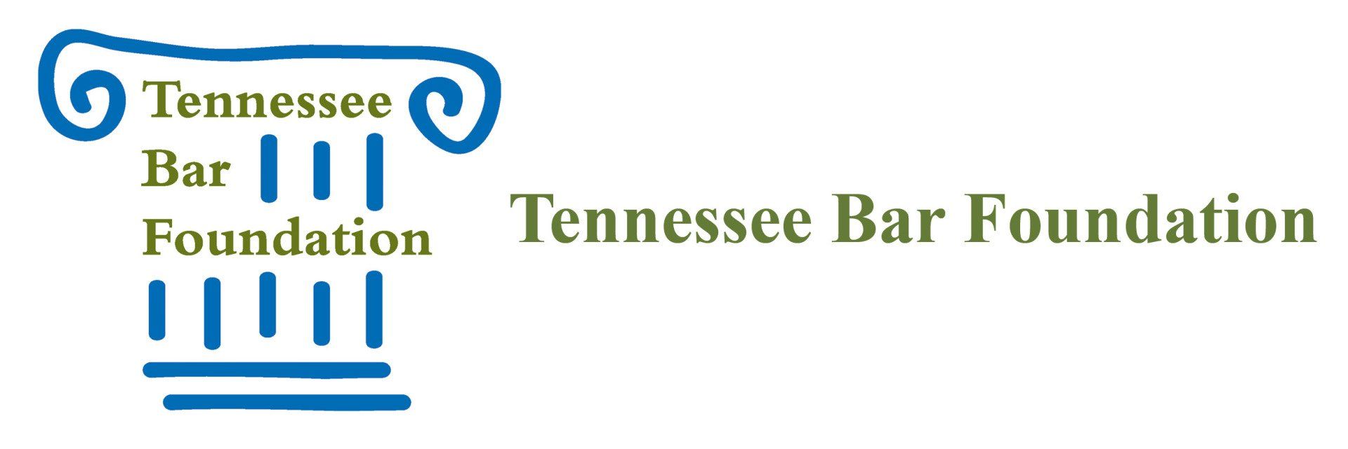 A logo for the tennessee bar foundation