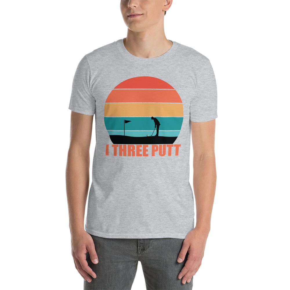 I Three Putt Retro/Vintage Style T-Shirt
