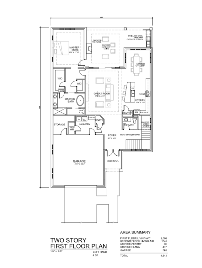 build a home - two story floor plan a