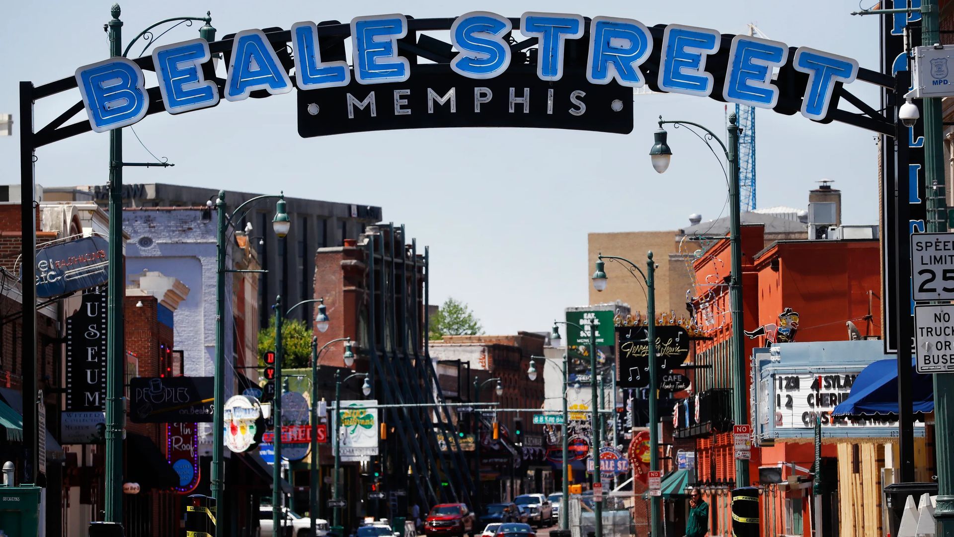 Beale St Sign to show things to do in Memphis Tennessee