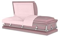 Pink casket or light pink liner