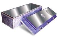 purple toned burial vault