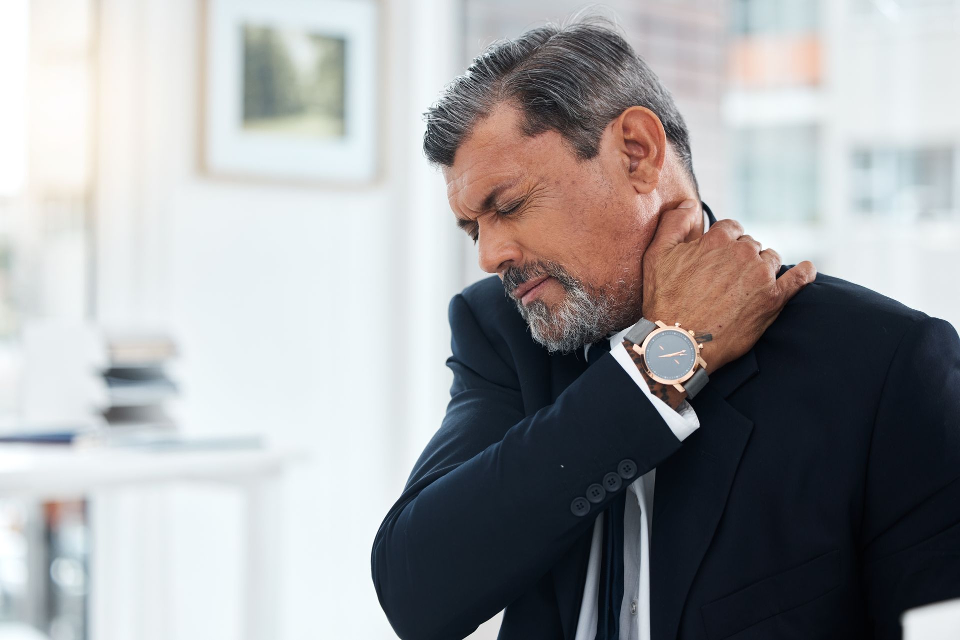 Man With Neck Pain