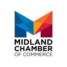 Midland Chamber of Commerce logo: Geometric 