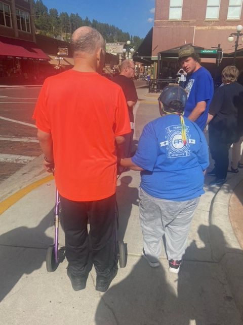 Man with Down Syndrome Hiking with His Friend — Cheyenne, WY — Treasure Abilities