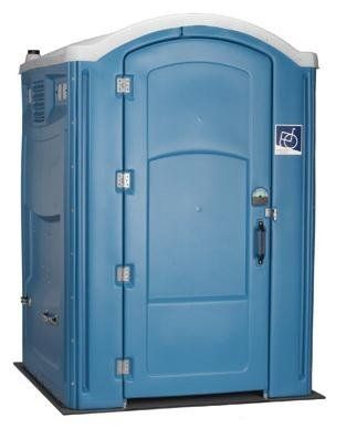 Esterno bagno chimico per disabili