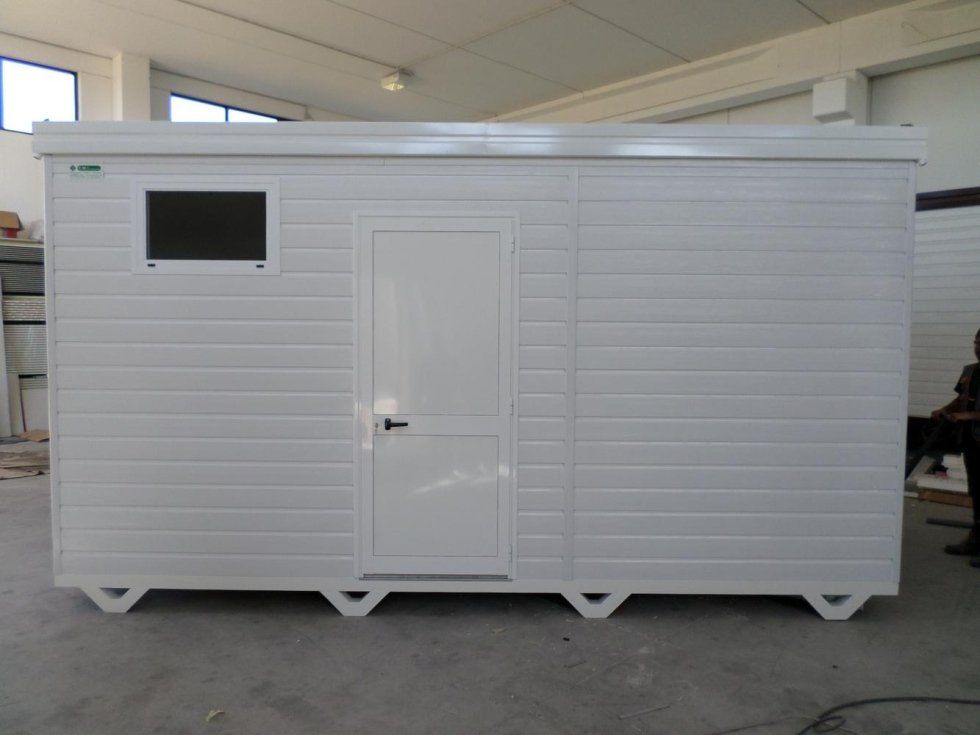 Chiosco bar prefabbricato, frontale