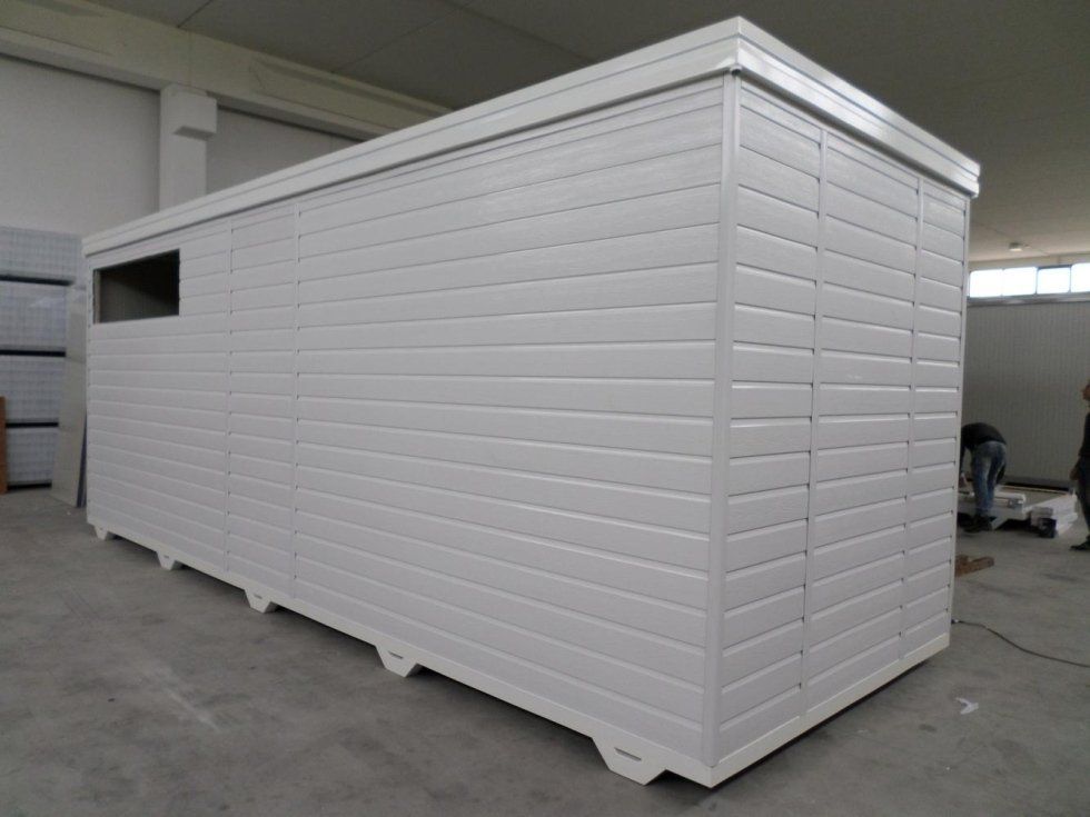 Chiosco bar prefabbricato, particolare