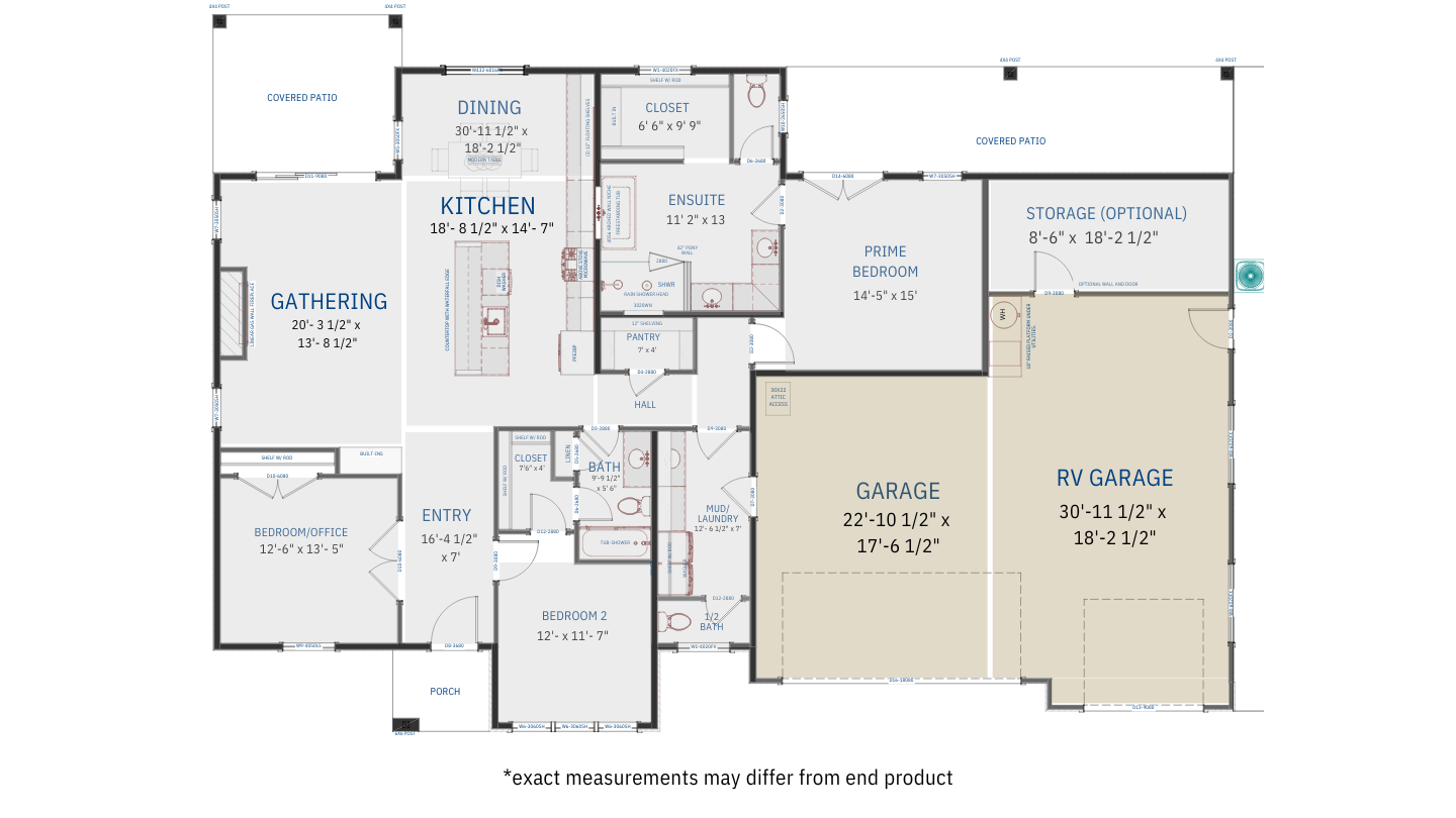 floor plan for designed home