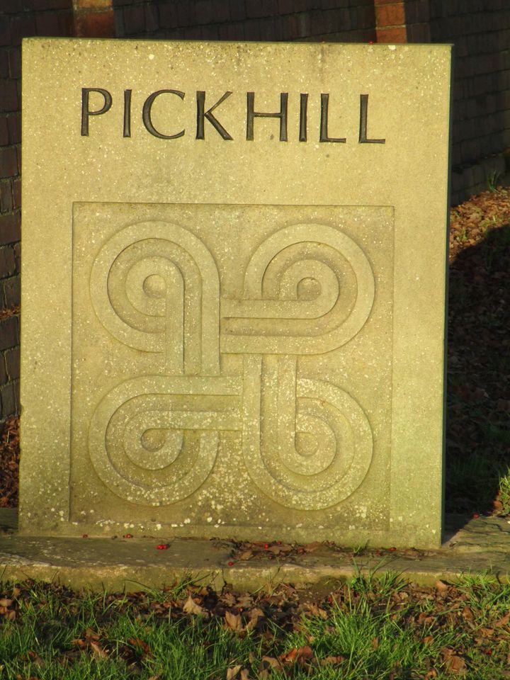 Pickhill village sign