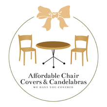 Affordable Chair Covers And Candelabras