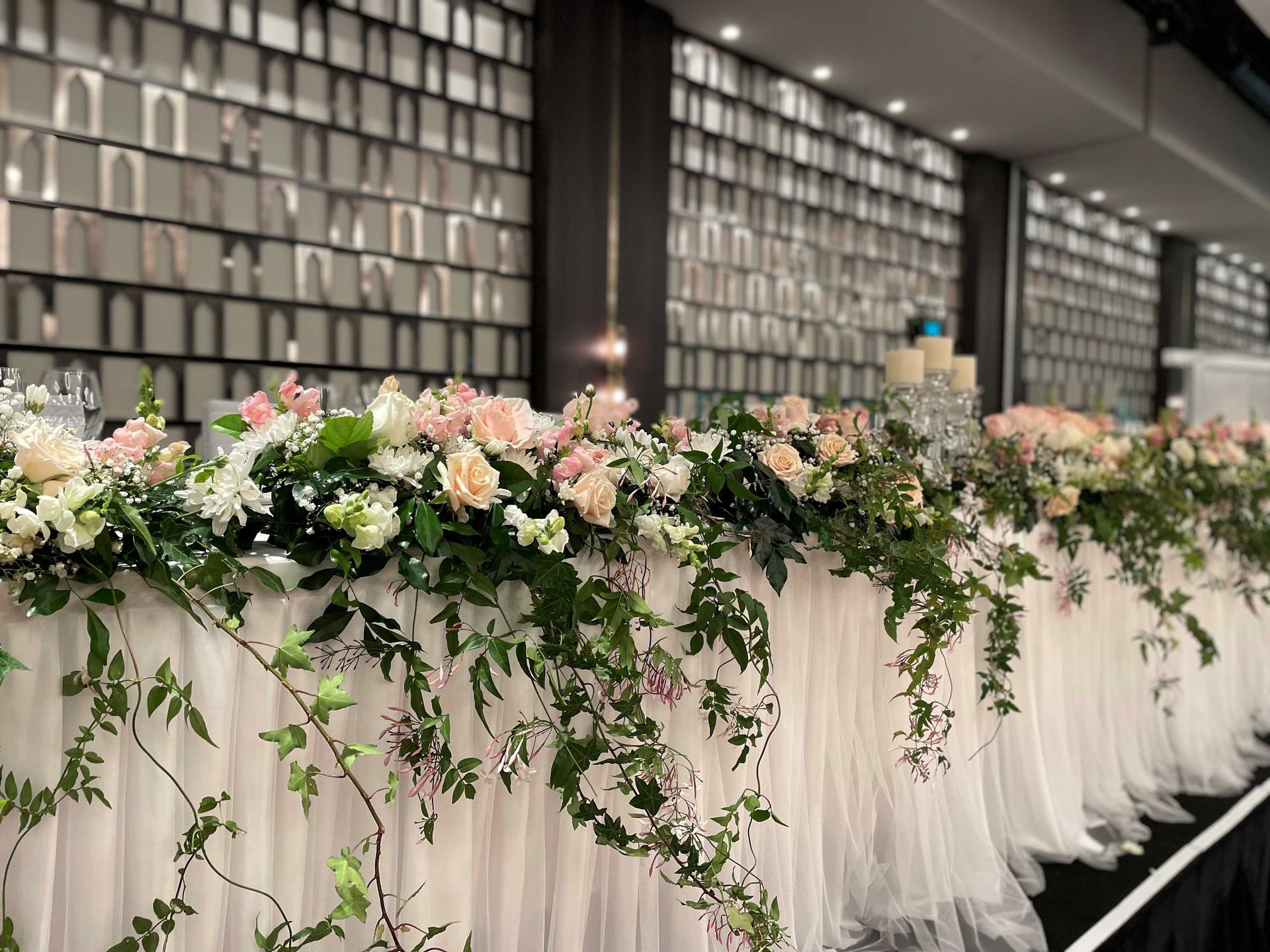 Elegant Bridal Table — Sydney, NSW — Affordable Chair Covers & Candelabras
