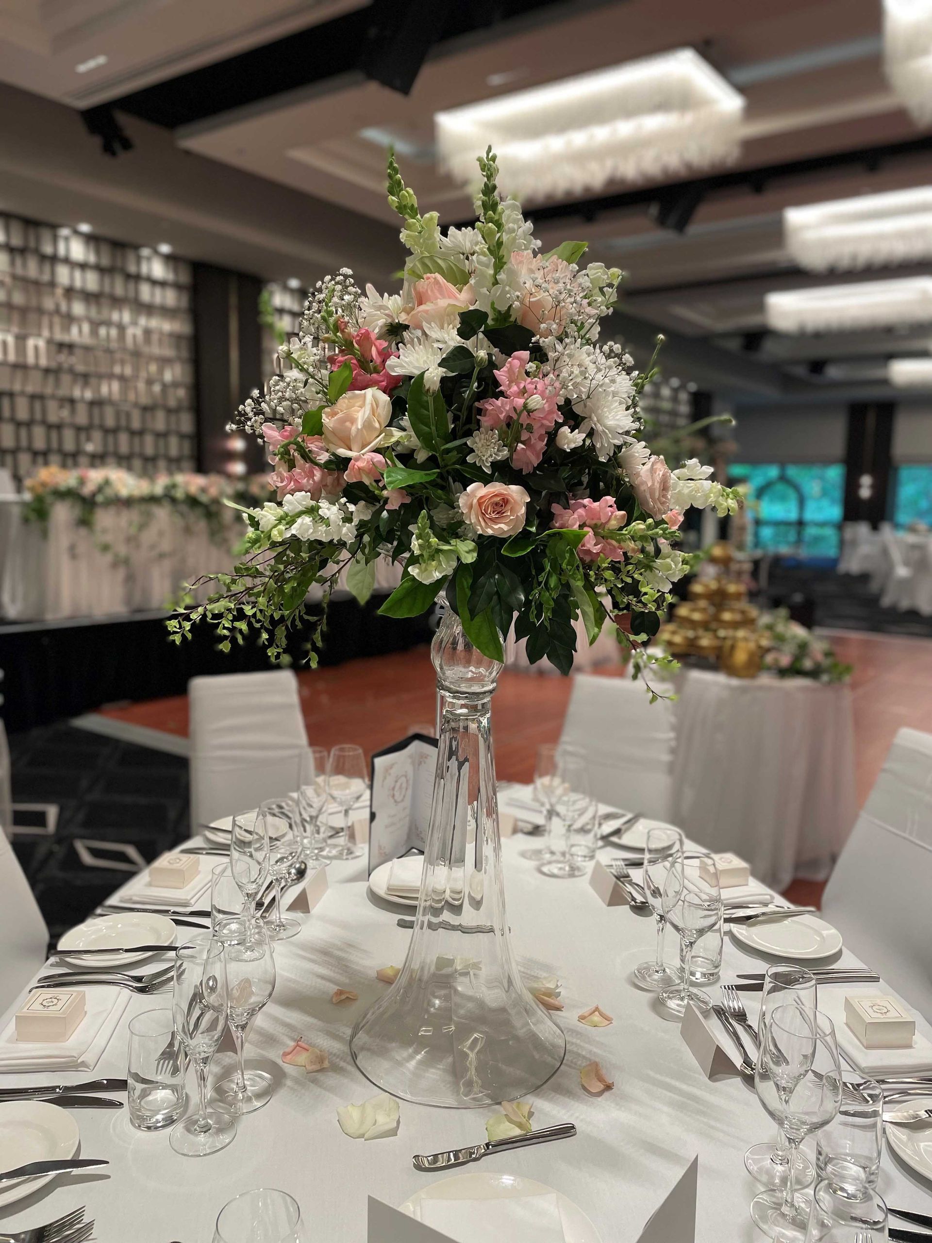 Flower Centrepiece — Sydney, NSW — Affordable Chair Covers & Candelabras