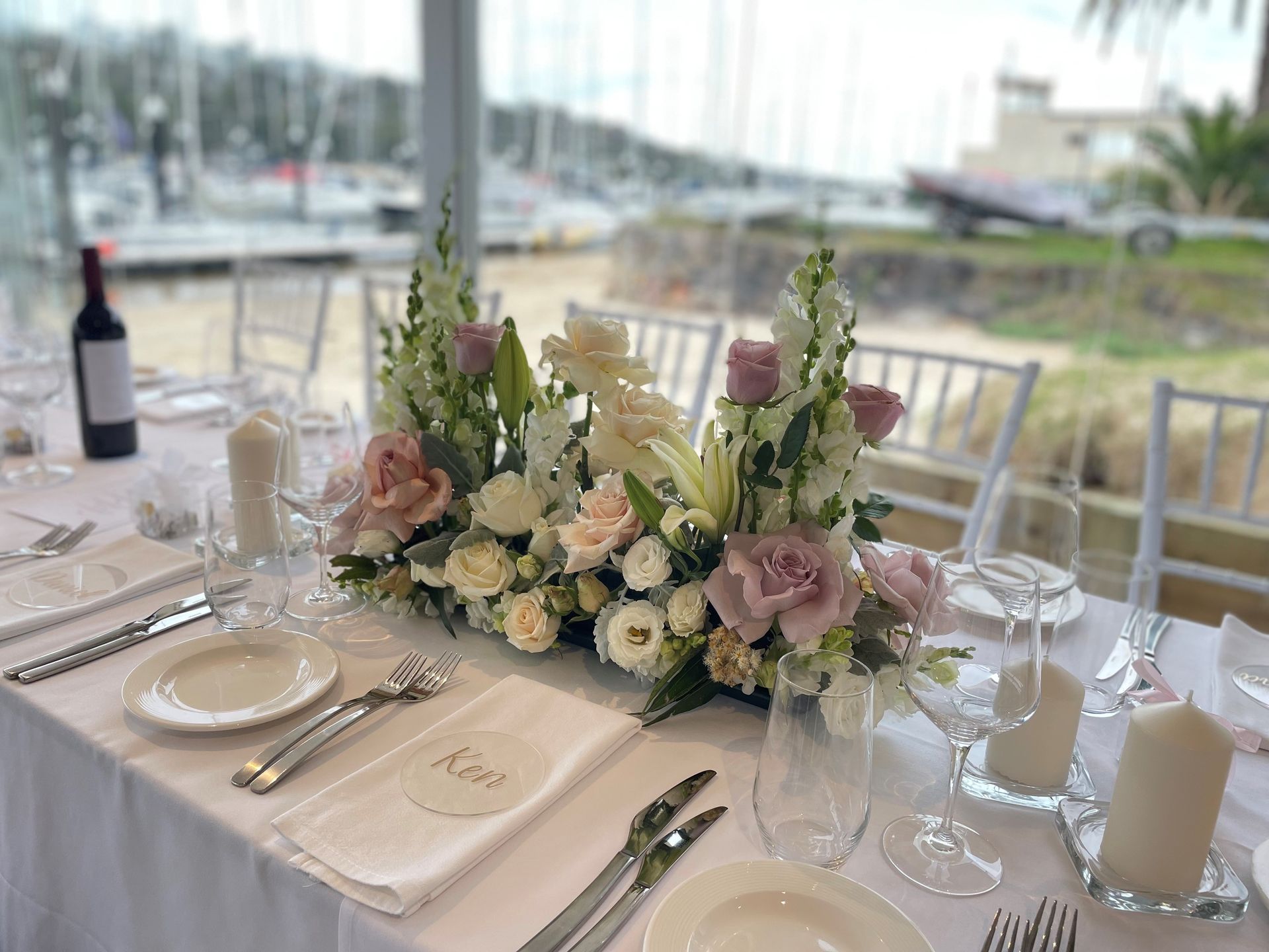 Bridal Holding White Flowers — Pialba, QLD — Wide Bay Crane Hire