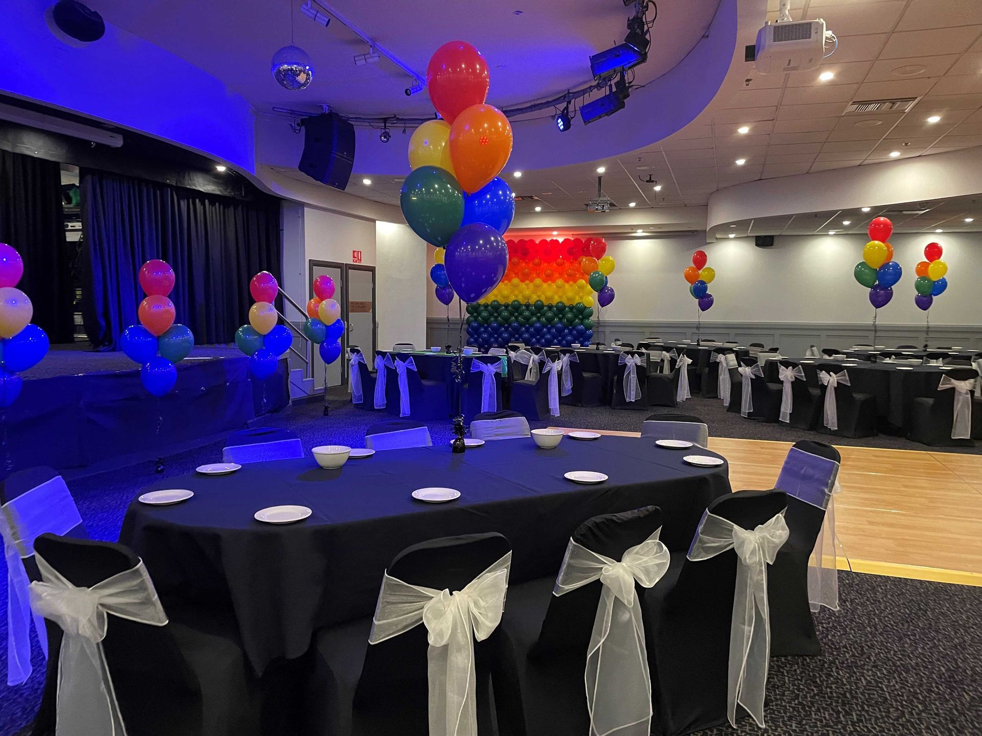 Elegant Lycra Chaircovers with White Ribbon — Sydney, NSW — Affordable Chair Covers & Candelabras