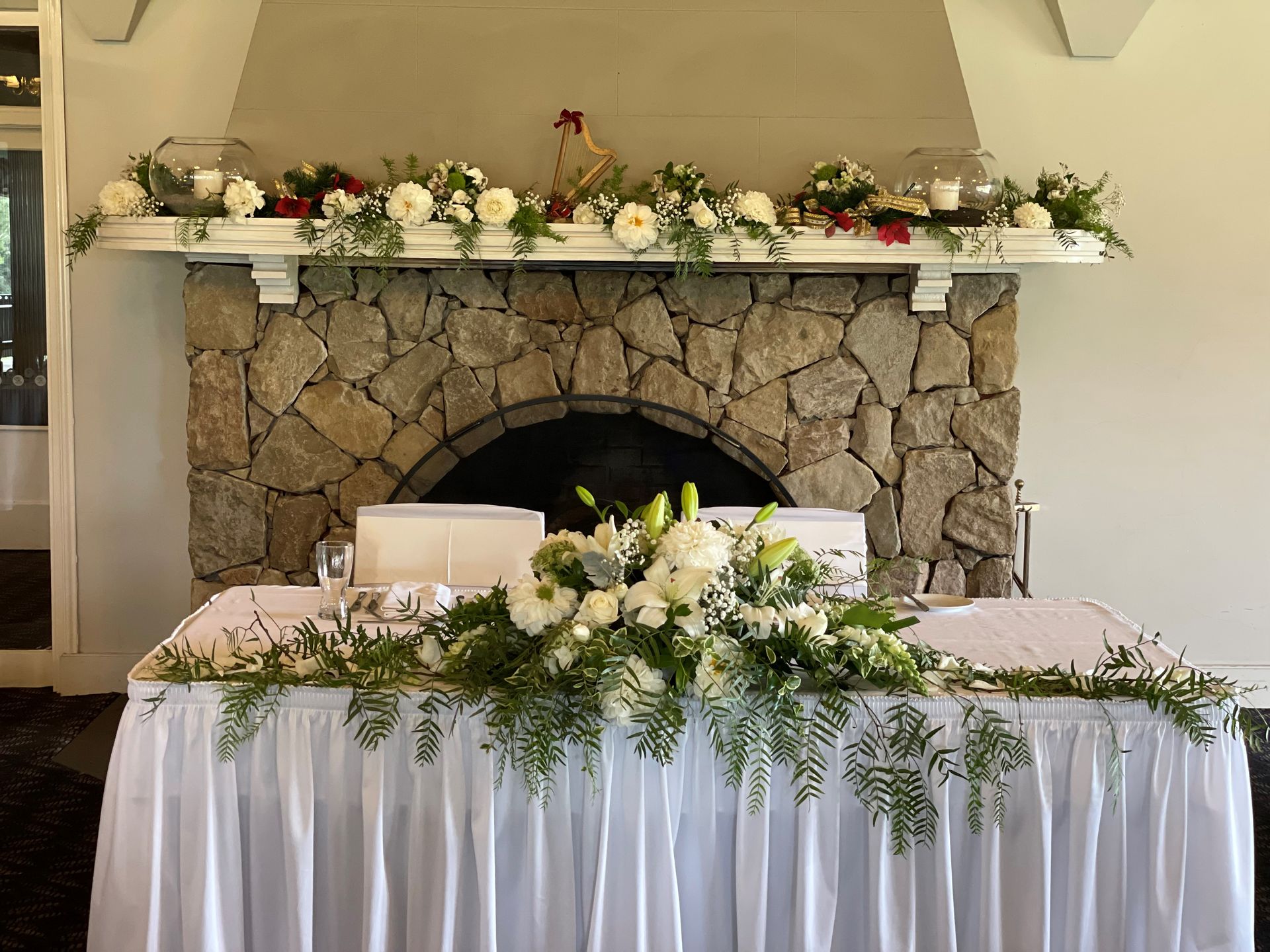 Bridal Holding White Flowers — Pialba, QLD — Wide Bay Crane Hire