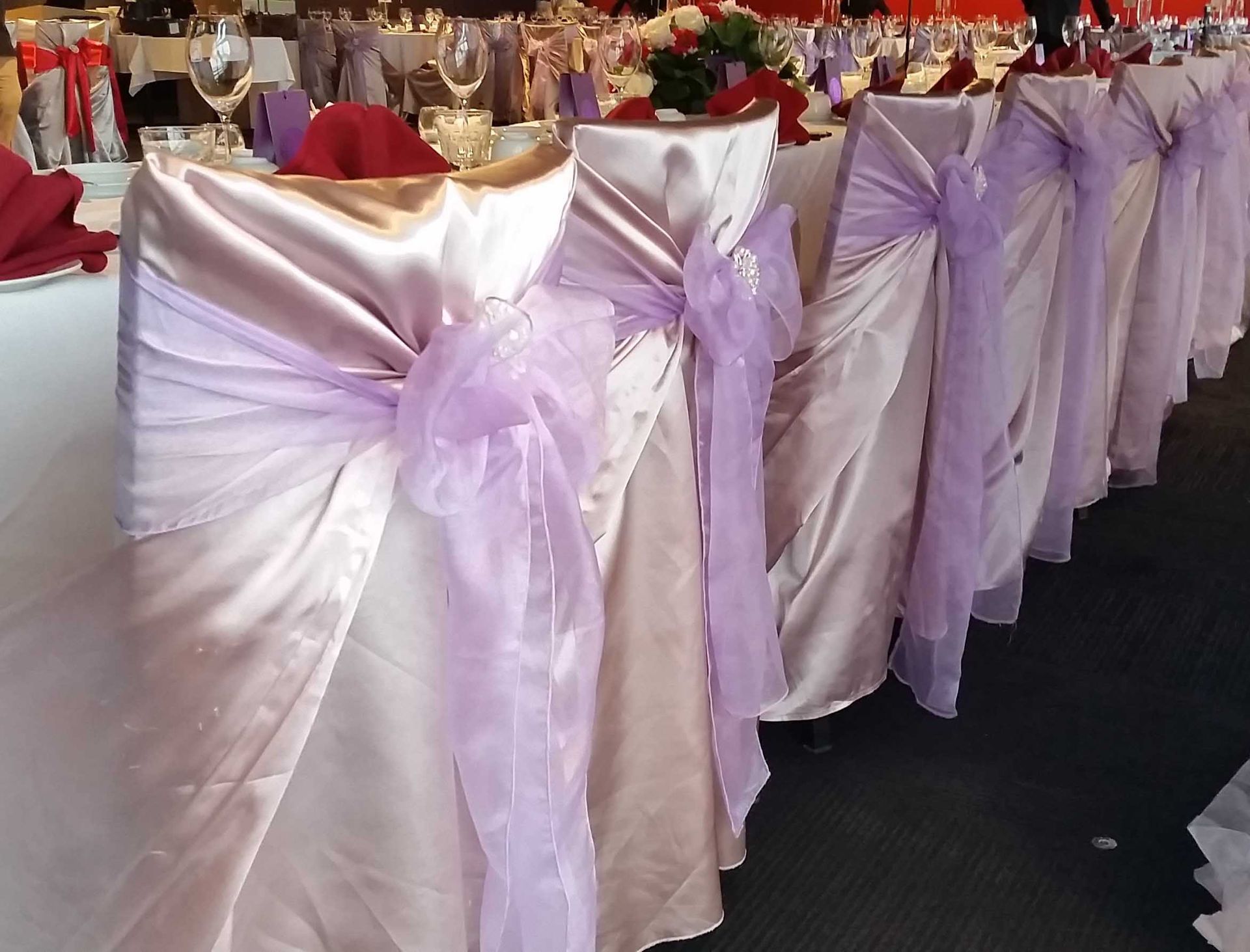 Tie Back Chaircovers — Sydney, NSW — Affordable Chair Covers & Candelabras
