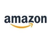 The amazon logo has a yellow arrow pointing to the right.