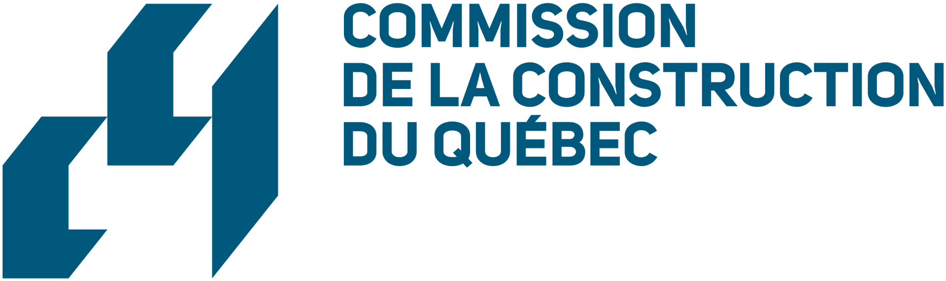 The logo for the commission de la construction du quebec