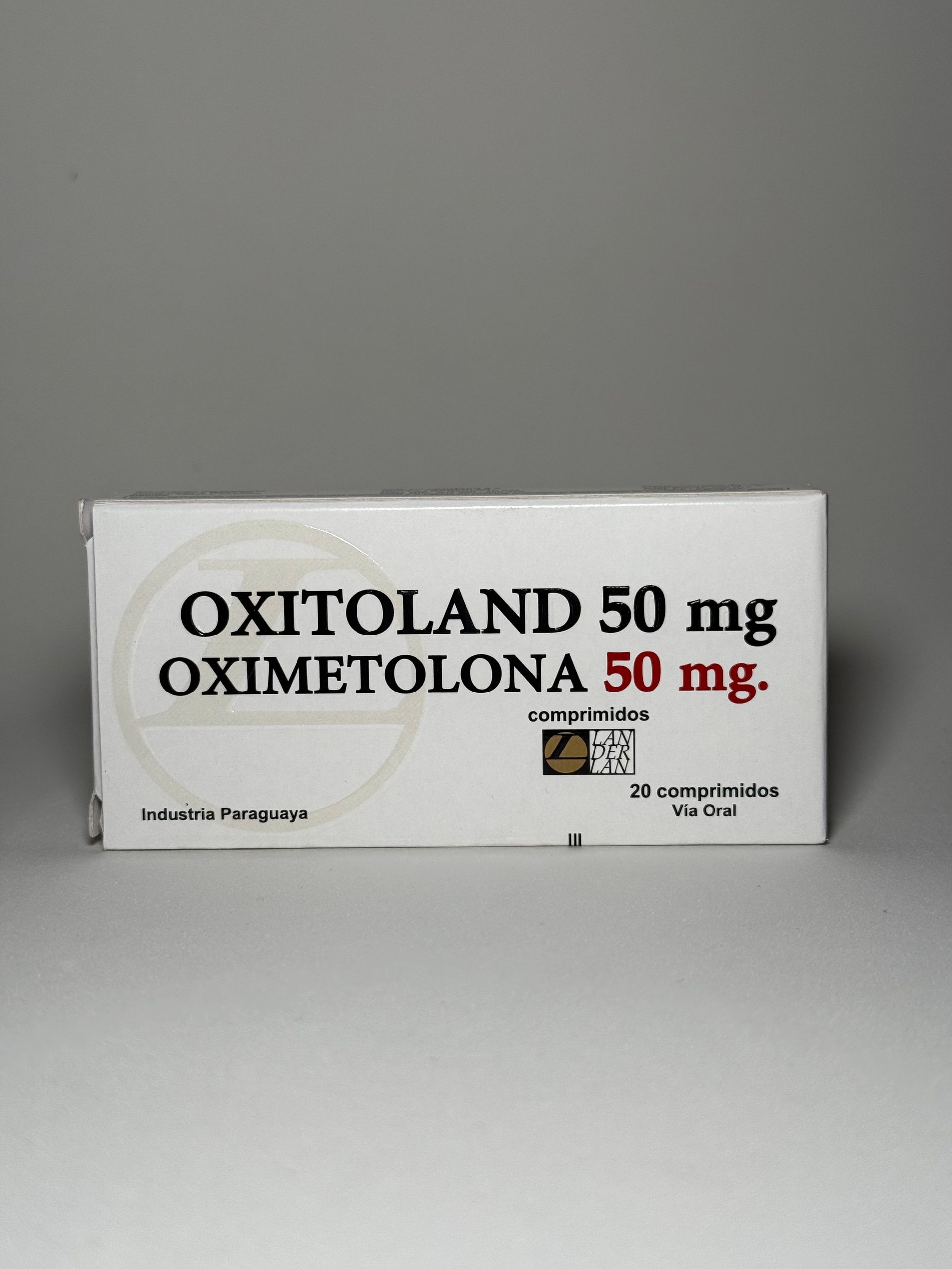 Caja blanca de comprimidos 