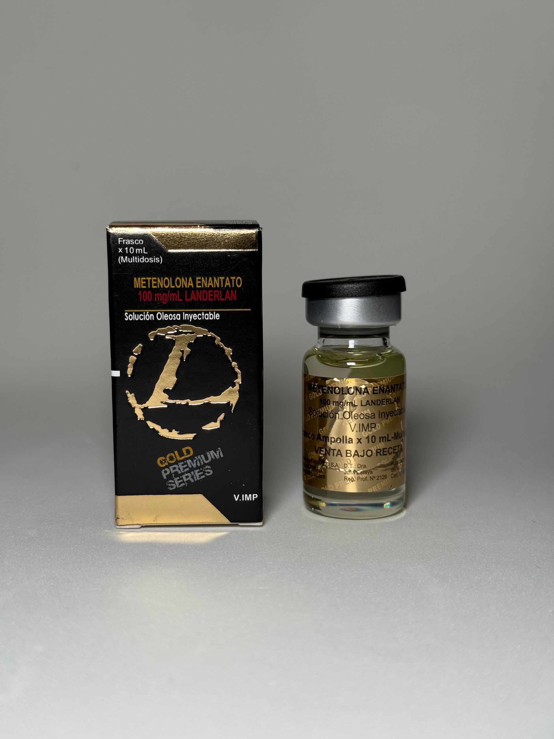 Caja y vial del medicamento 