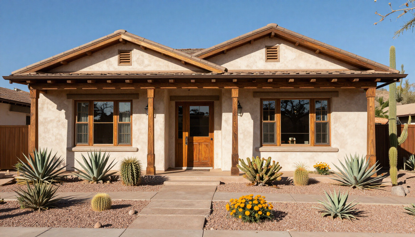 Historic window replacement in a Phoenix neighborhood using Pella Reserve Series windows.