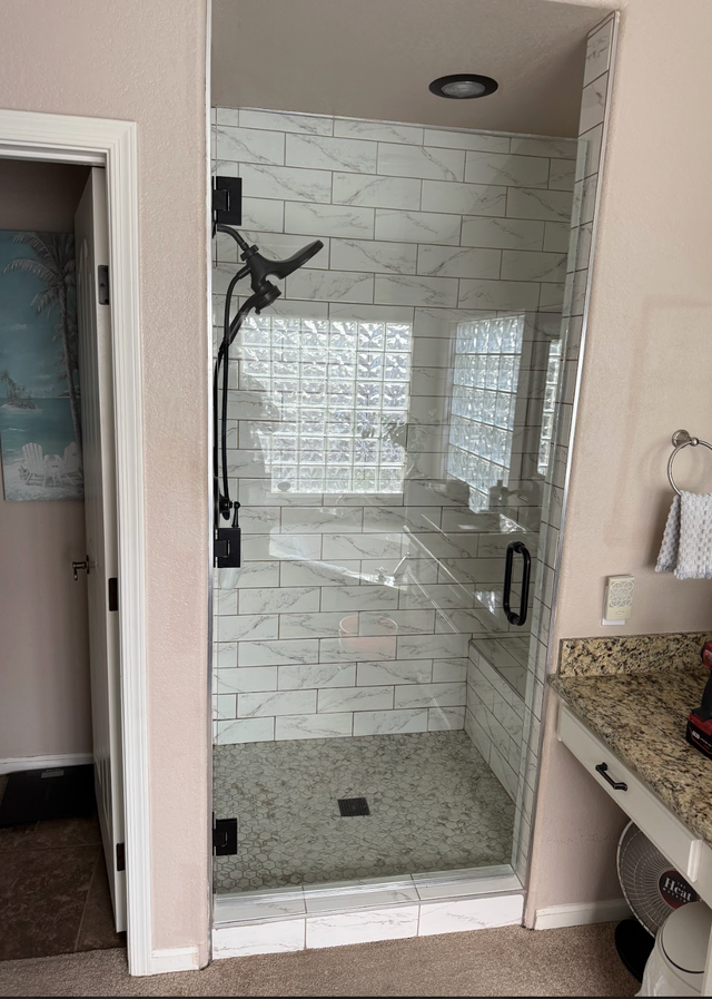 Shower Door installation