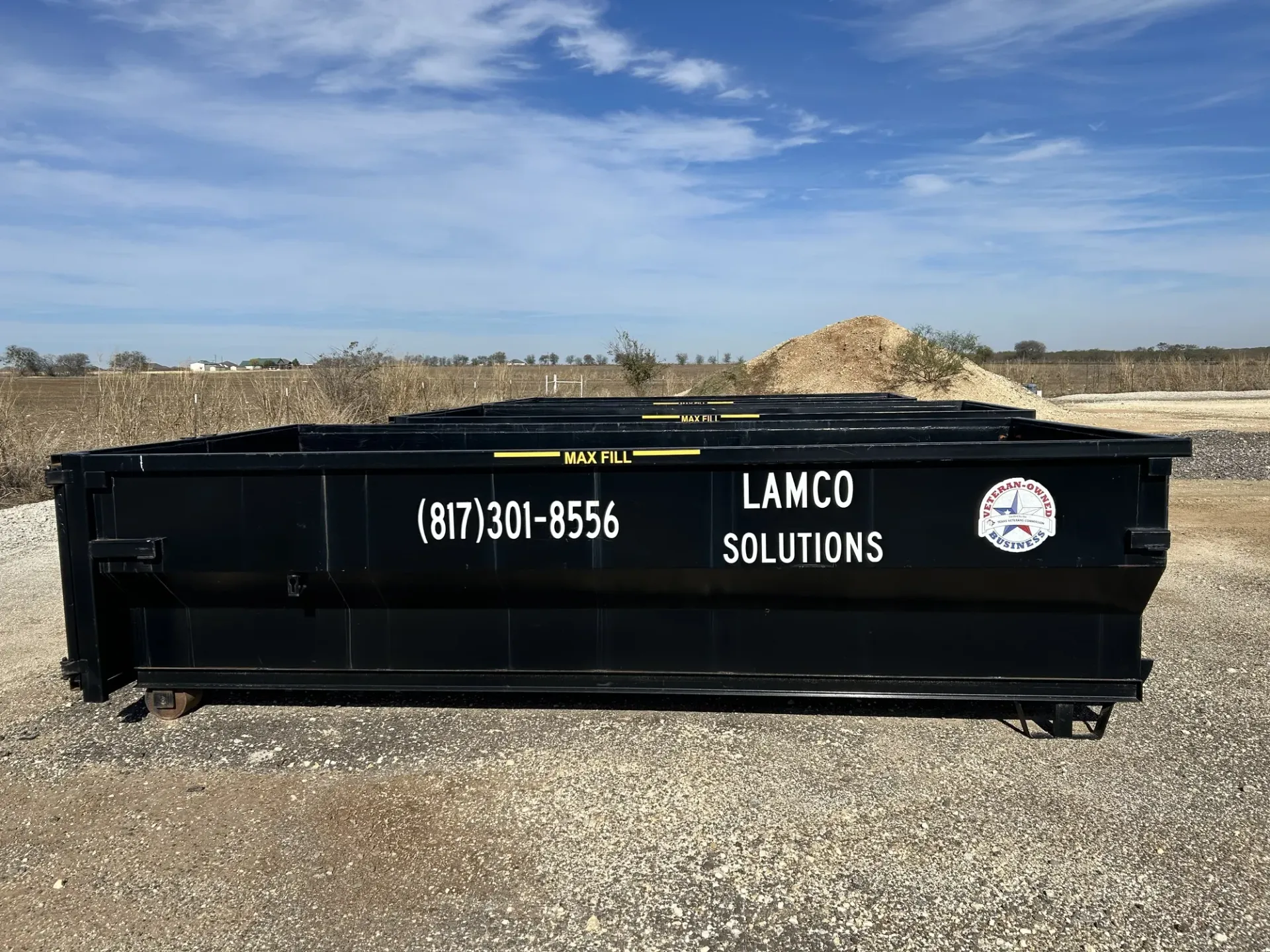 A poster showing how to rent from brimley site services.