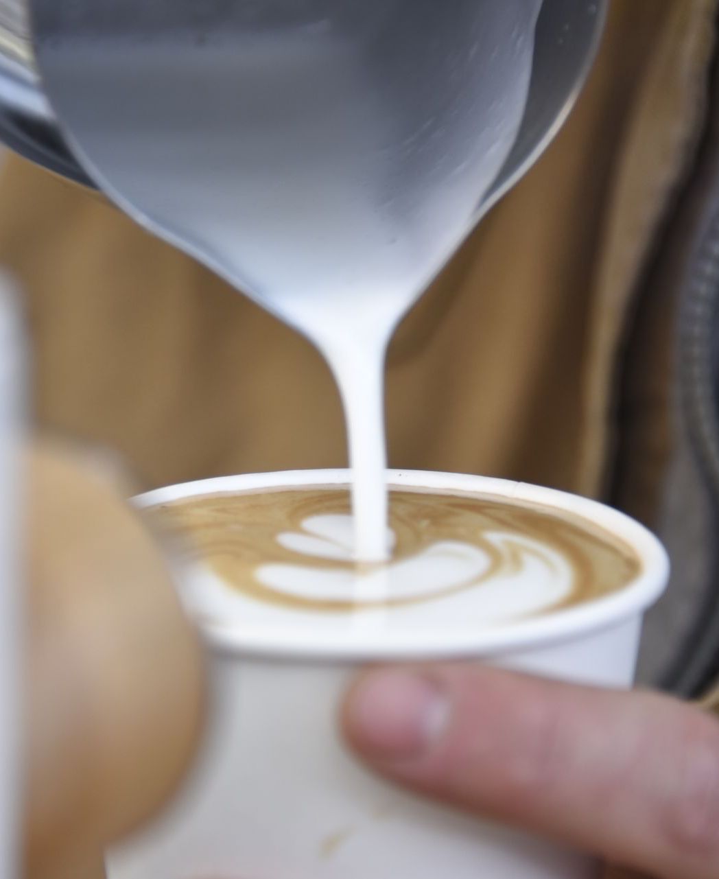 bear fruit coffee latte